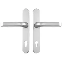 Meeth Haustürgarnitur abgerundet silber Nr. 336