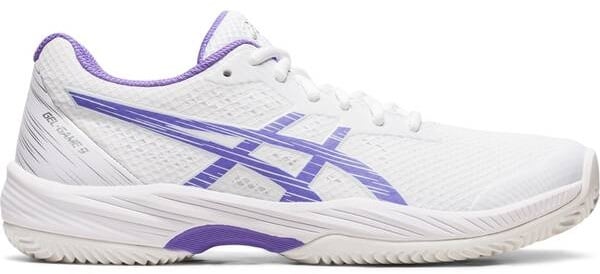 ASICS Damen Tennisoutdoorschuhe GEL-GAMETM 9, WHITE/AMETHYST, 39