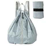 Leichter Rucksack, faltbarer Rucksack für Reisen, leicht, Wasserdichte Tagesrucksäcke leicht für Herren, Lässige Tagesrucksäcke, tragbare, verstaubare Wandertasche für Männer und Frauen