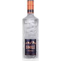 9 Mile Vodka 1 x 0,5 Liter (37,5% Vol.) - inkl. LED-Beleuchtung - Granite Rock Filtrated Premium Wodka - 4-fach destilliert - Milder Geschmack - Bekannt aus Rap & HipHop - Als Longdrink oder Shot