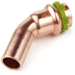 Kupfer Pressfitting Sudo-Press Winkel 45° 12 mm innen/außen Kontur V DVGW