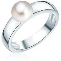 VALERO PEARLS Ring aus Sterling Silber mit Süßwasser-Zuchtperle in silber | Gr.: 52