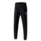 Erima Herren Trainingshose Trainings Pants with Piping 2.0, Schwarz,