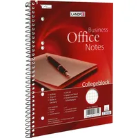 Hamelin Collegeblock Work, A5, kariert 80 Blatt Rand links, 70g/qm, holzfrei, 6fach gelocht, Microperforiert