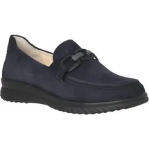 GANTER Damen Heike-H Slipper, darkblue, 39 EU Weit