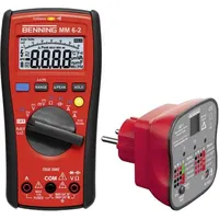 Benning MM 6-2 Hand-Multimeter digital CAT III 1000 V, CAT IV 600V Anzeige (Counts): 6000