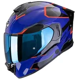 Scorpion EXO-530 Air Clip Blau/Schwarz/Rot M
