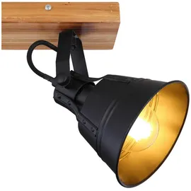 GLOBO Lighting|Strahler Holz Braun, 2x E27 - Braun