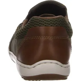 Rieker Slipper in moor/vert/amaretto | Gr.: 43