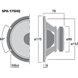 Monacor SPH-175HQ