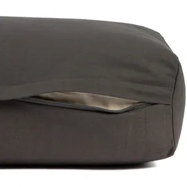 Bodhi Salamba (rechteckig) Yoga-Bolster ECO, Dinkelhülsen Anthrazit grau No Size
