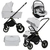 Babylux Kinderwagen Silber