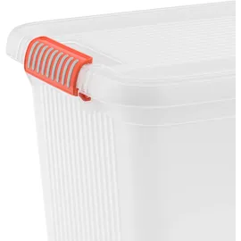 KIS Aufbewahrungsbox K-Latch M 59 x 39 x 18 cm 1-tlg. transparent/orange