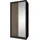 beautysofa Schwebetürenschrank Donatello 100 x 204,5 x 60 cm Schwarz/Eiche Artisan