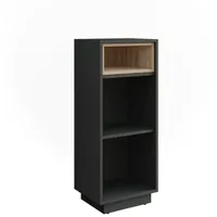 Vichy Vichy, Regal, Midischrank Beatrice, Anthrazit/Sonoma, 38 x 93