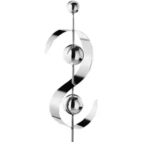 Kobolo Gartenstecker Dekostecker WAVE in Silber | Gr.: onesize