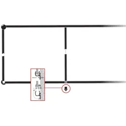 Wandklammer für Endlos-Boards
