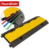 Floordirekt Kabelbrücke Vertex Kabelschutzbrücke 3-kanal bis 10 Tonnen Kabelrampe Mit Klappe