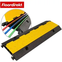 Floordirekt Kabelbrücke Vertex Kabelschutzbrücke 3-kanal bis 10 Tonnen Kabelrampe Mit Klappe