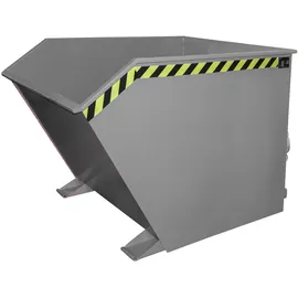 Bauer Kippbehälter 1500 Liter Leder grau