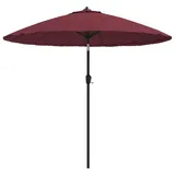 vidaXL Sonnenschirm Ø 270 cm Bordeauxrot