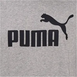 Puma Herren Ess Logo Tee Medium Gray Heather, M