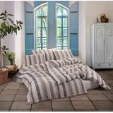 kk shopping versandhandel klaus kolodzie Leinen Bettwäsche Set 135x200 cm 2-teilig