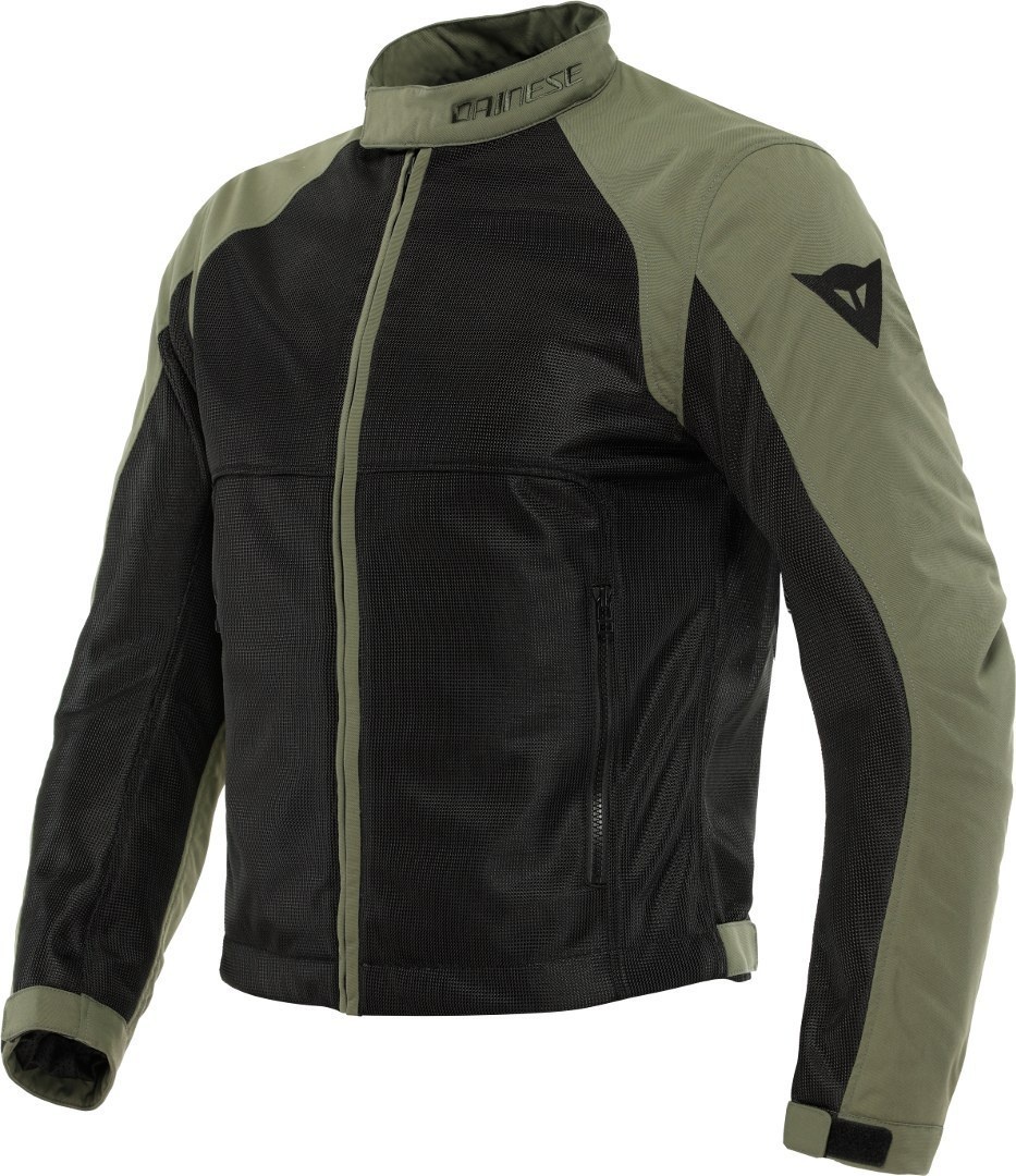 Dainese Sevilla Air Tex Motorfiets textiel jas, zwart-groen, 48