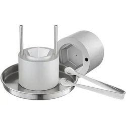 VEVOR Eisballpresse-Set Eisballmaschine 65mm Klare Kugel Whiskys Eisblockform