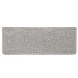 Floordirekt Stufenmatte Sabang Sisaloptik Silber 23,5 x 65 cm