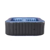 purehaven MSpa PureHaven Whirlpool 158x158x68 cm für 4 Personen selbstreinigend inkl. Filterkatuschen und Abdeckung Leergewicht 24 kg