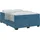 vidaXL Bettrahmen mit Matratze Dunkelblau 160 x 200 cm Stoff