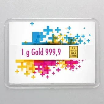 Goldbarren 1g 