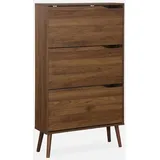 sweeek Schuhschrank 3 Schubladen 0 x 0 x 0 cm braun