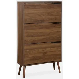 sweeek Schuhschrank 3 Schubladen 0 x 0 x 0 cm braun