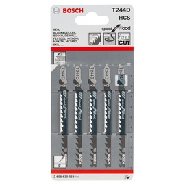 Bosch Expert HCS Stichsägeblatt Wood 2-side clean T308BO, 5er-Pack (2608900555)