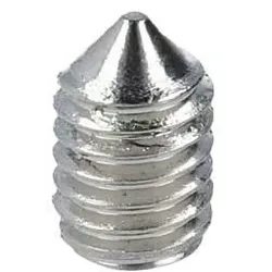 MS Beschläge Fixierschraube Madenschraube Edelstahl Innensechskant Kegelkopf M6x9mm Schraube
