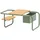 Zebra Technologies Somerset Gartentisch 83,5 x 46 x 36 cm Grün/Grau/Khaki