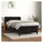 vidaXL Boxspringbett 100 x 200 cm Schwarz