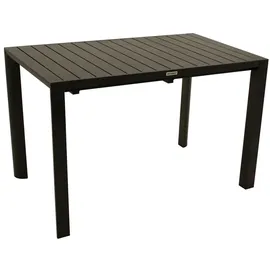 DEGAMO Garnitur LAGOS 5-teilig, Alu + Kunstgewebe schwarz