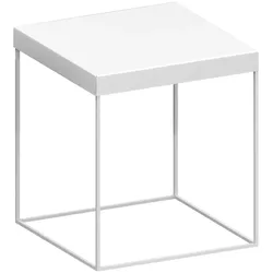 Zeus Slim Up Beistelltisch, 41 x H 46 cm, weiß