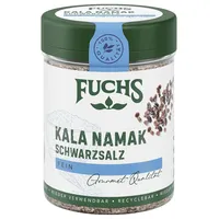Fuchs Gewürze - Kala Namak - Schwarzsalz - Gewürzsalz für veganes Rührei - natürliche Zutaten - 100 g in wiederverwendbarer, recyclebarer Dose