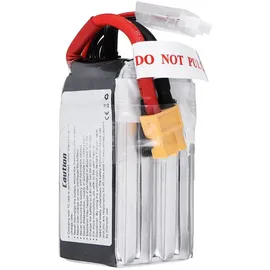 AccuCell Li-Polymer-Akku 1550mAh 14.8V 100C 4S XT60-Stecker für Modellbau, Drohne, Multicopter, Quadrocopter wie 4S1P