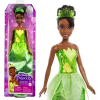Mattel DISNEY Prinzessin Tiana - Bewegliche Puppe mit glitzerndem