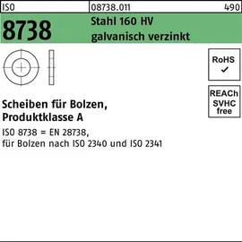 F. REYHER Nchfg. GmbH & Co. KG ISO 8738 Flache Scheibe Stahl 18mm galvanisch verzinkt Produktklasse A