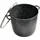 rukauf Topf Kochtopf, 10 Liter, Aluminiumlegierung, mit Antihaftbeschichtung, Schmortopf, D:28 cm, H: 20 cm, Schwarz