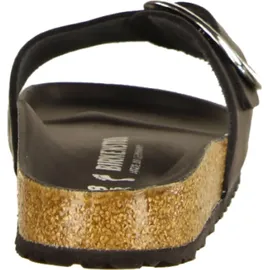 Birkenstock Madrid Big Buckle Nubukleder geölt schmal schwarz 38