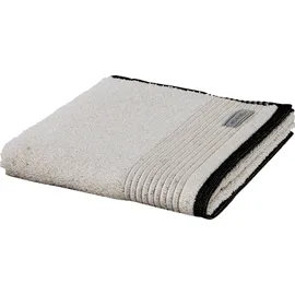 Möve Eden Melange Handtuch 50 x 100 cm nature/black