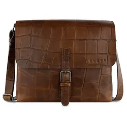 bugatti Nevio Aktentaschen Messenger Leder 30 cm cognac
