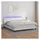 vidaXL Boxspringbett mit Matratze & LED Weiß 180x200 cm Kunstleder